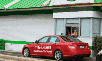 Title Loan in Fast Food Parking Lot